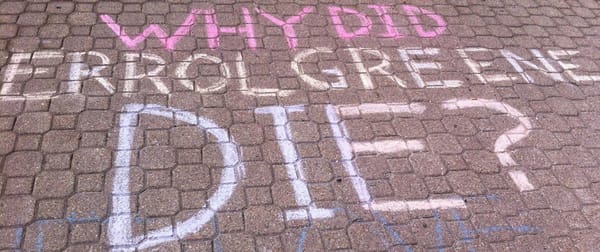 Vigil for Errol Greene